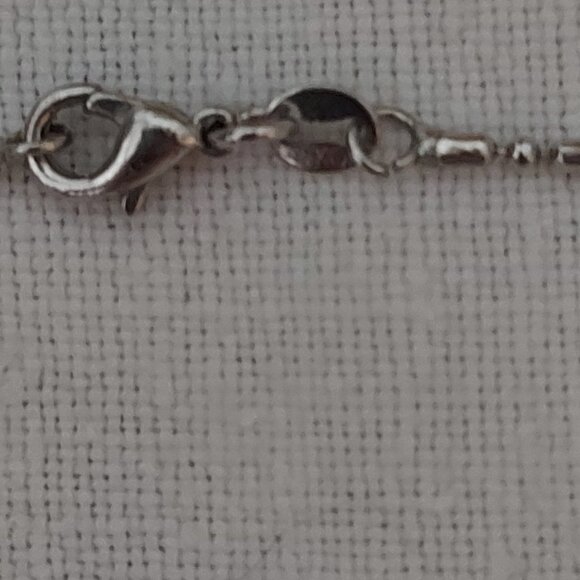 Swarovski Large Crystal Teardrop Necklace on 18 KGP Chain. - Picture 4 of 5